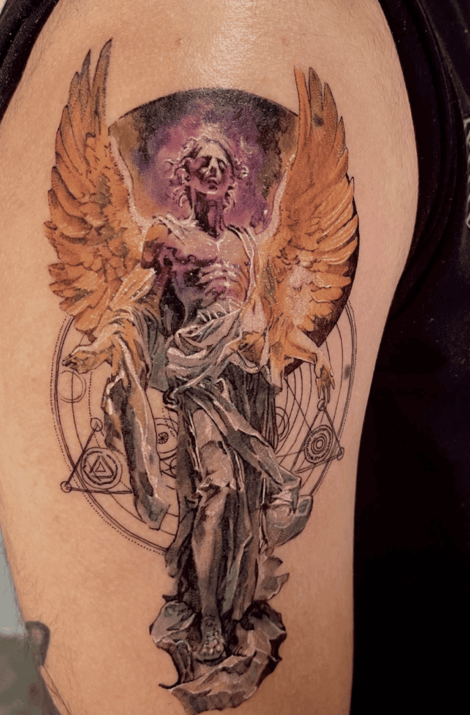 Archangel Metatron Angel Christian Mythology Tattoo