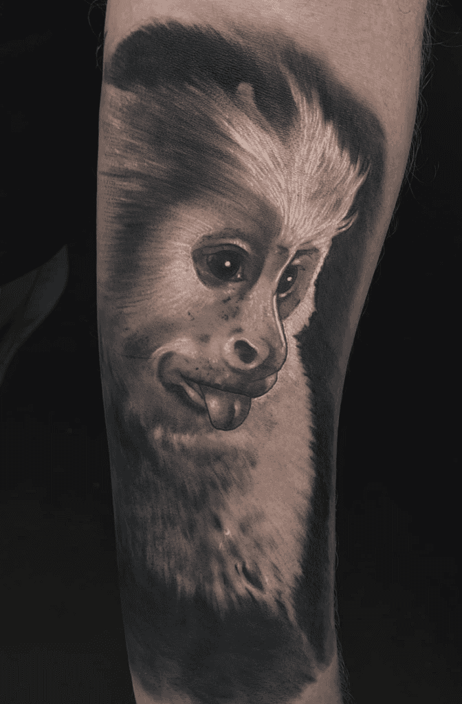 Capuchin Monkey Tattoo