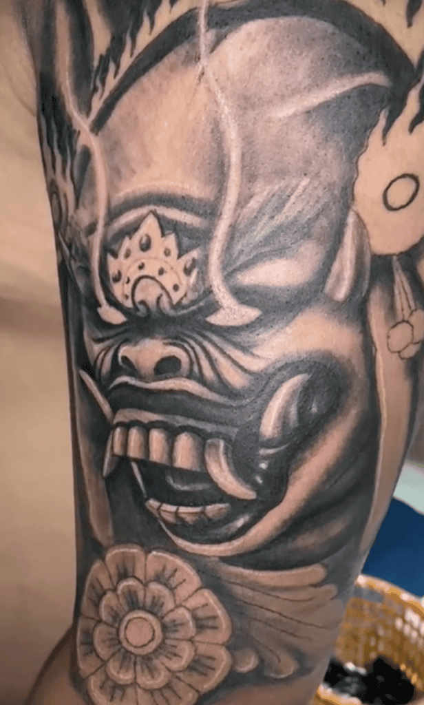 Celuluk Bali Hindu Mythology Tattoo