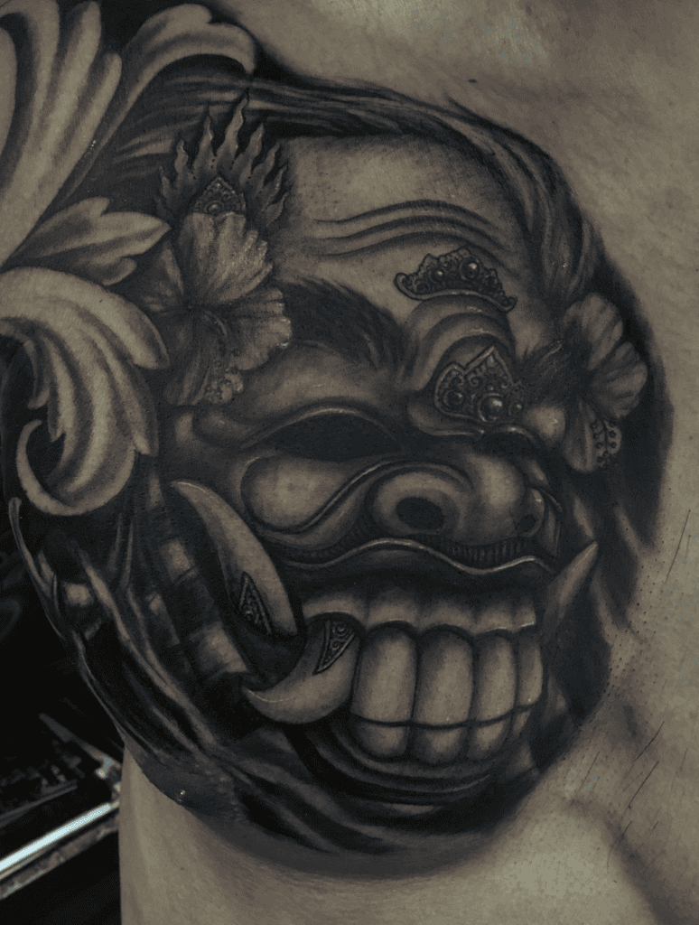 Celuluk Witch Bali Hindu Mythology Tattoo