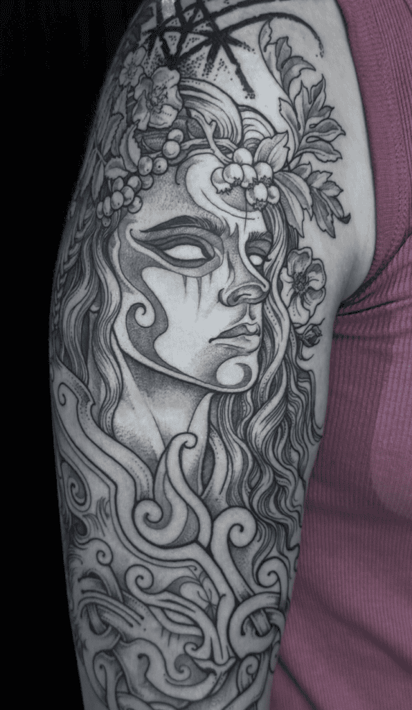 Freyja Norse Mythology Tattoo