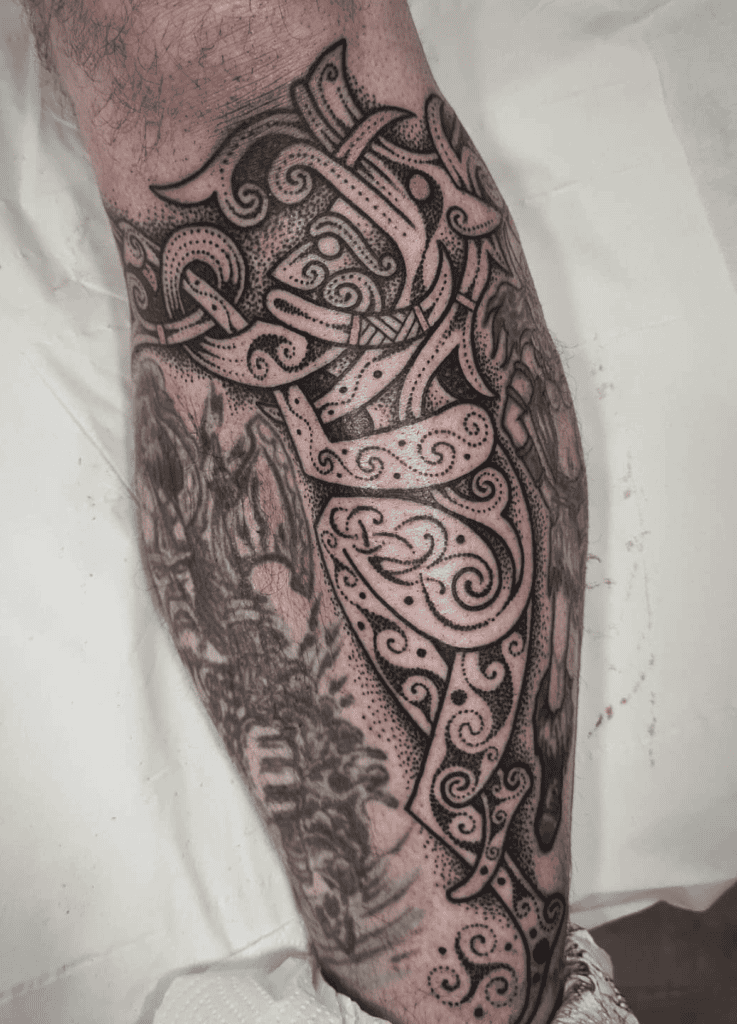 Freyr God Norse Mythology Tattoo