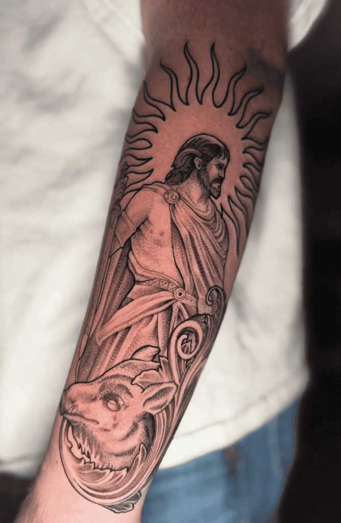 Freyr Norse Mythology Tattoo