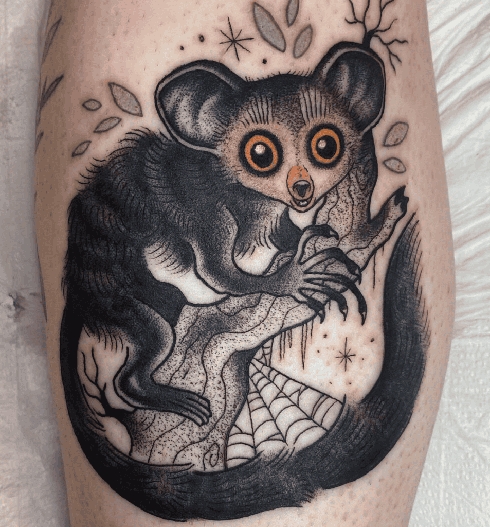 Galago Primate Tattoo