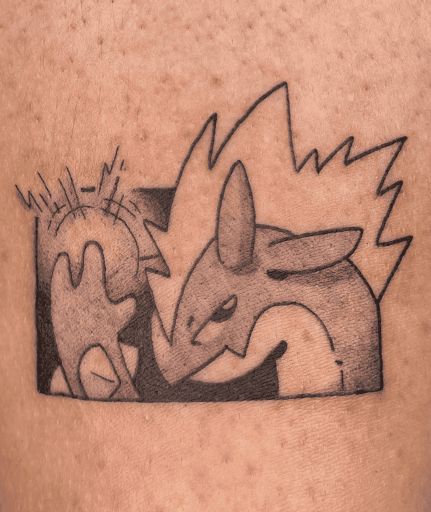 Galar Toxtricity Pokémon Tattoo