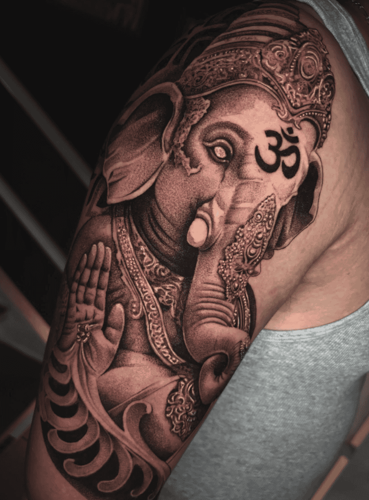 Ganesha Obstacles Hindu Mythology Tattoo
