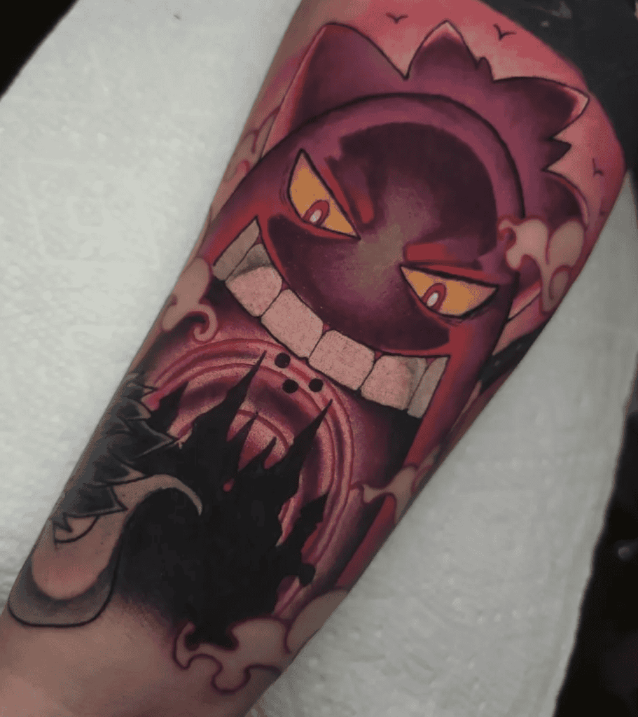 Gengar Void Gigantamax Pokémon Tattoo
