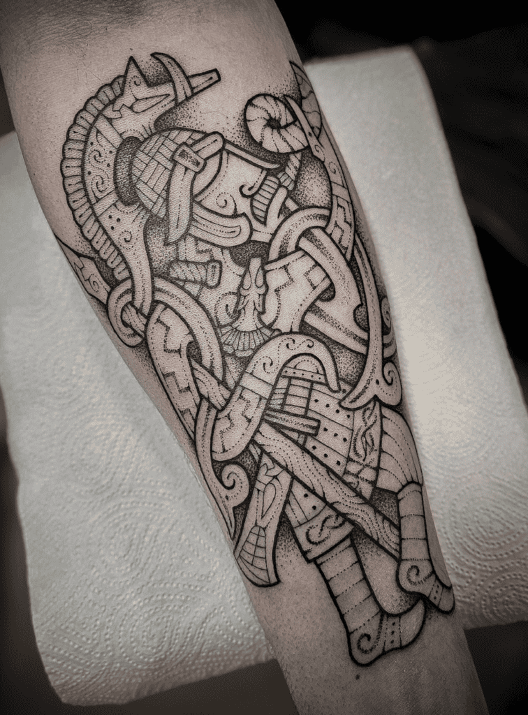 Heimdall Art Norse Mythology Tattoo