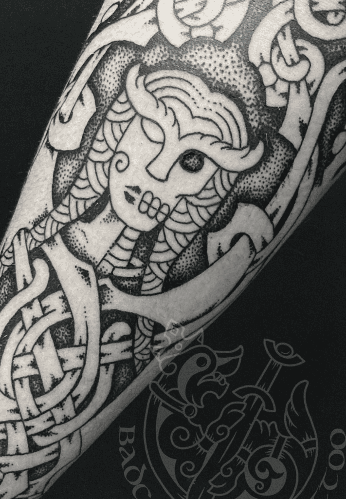 Hel Norse Mythology Tattoo