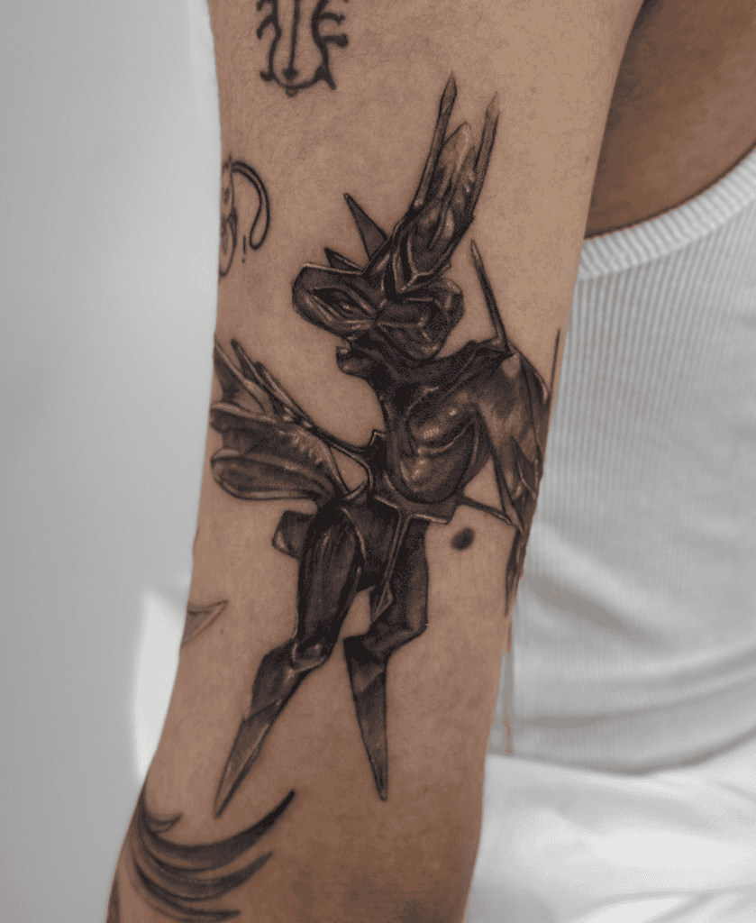 Hisui Dialga Pokémon Tattoo
