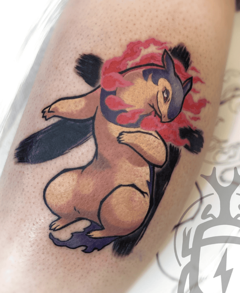 Hisui Typhlosion Pokémon Tattoo