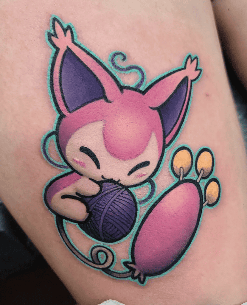 Hoenn Skitty Pokémon Tattoo