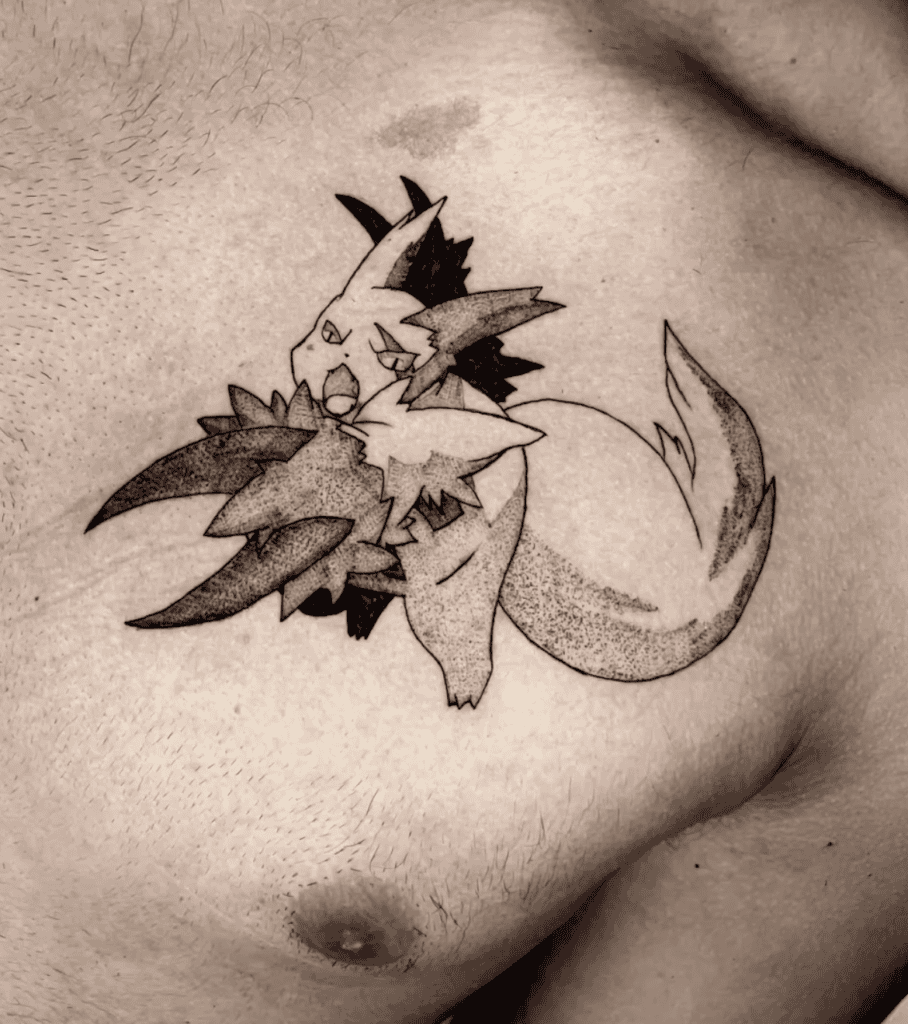 Hoenn Zangoose Pokémon Tattoo