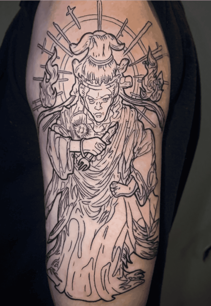 Indra Hindu Mythology Tattoo