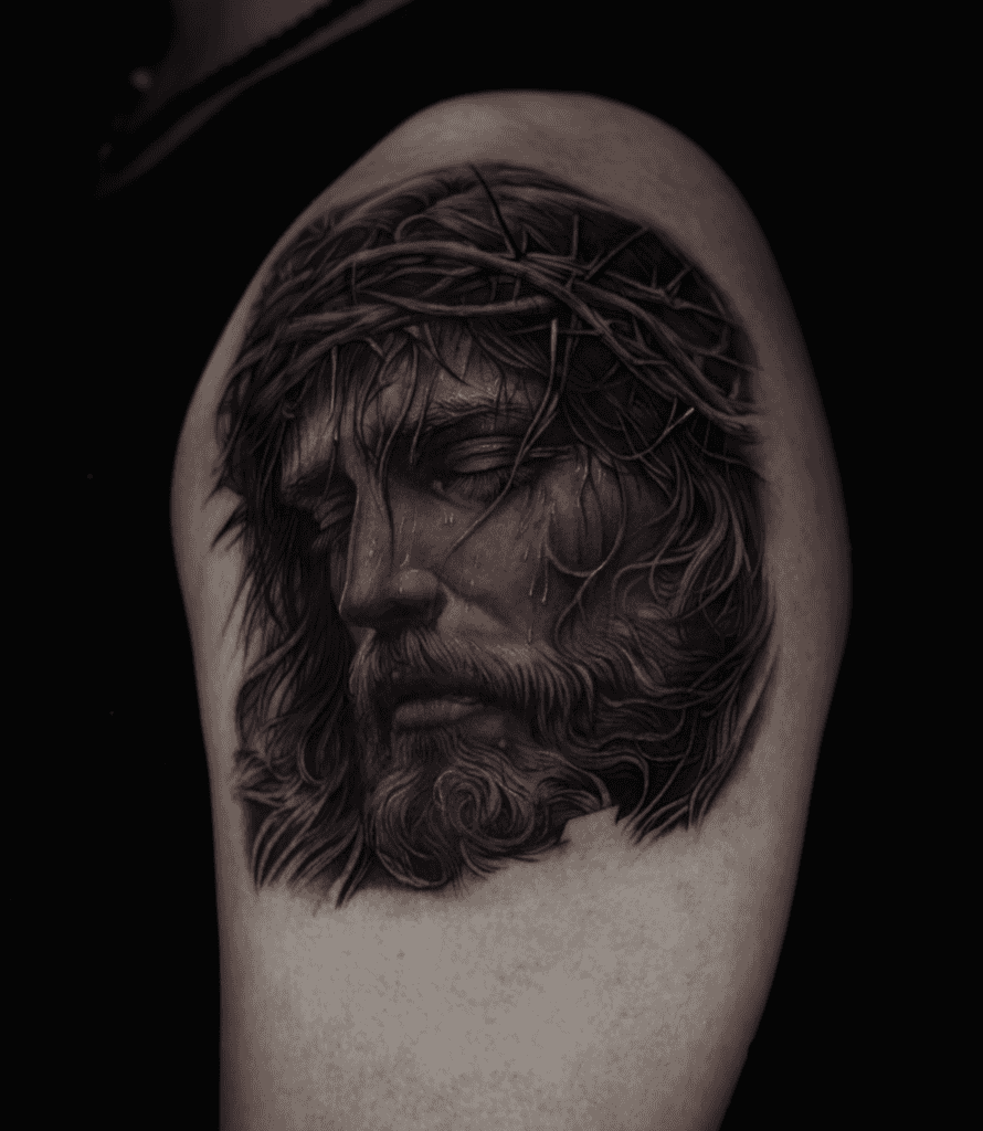 Jesus Christ Christian Mythology Tattoo
