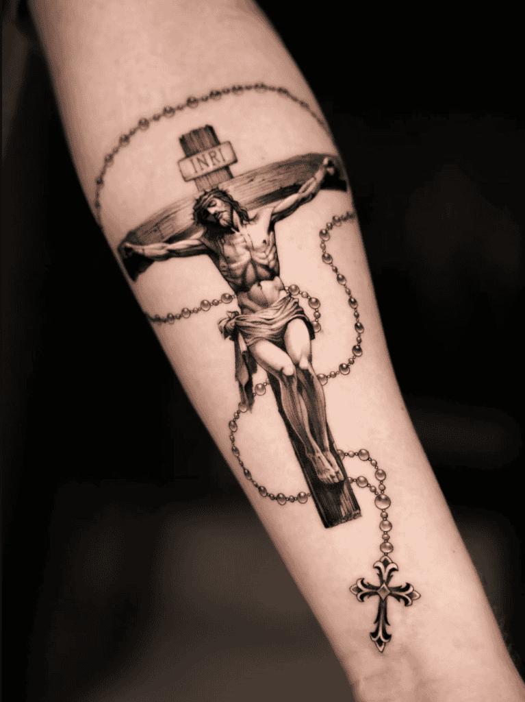 Jesus Christ Pendant Christian Mythology Tattoo