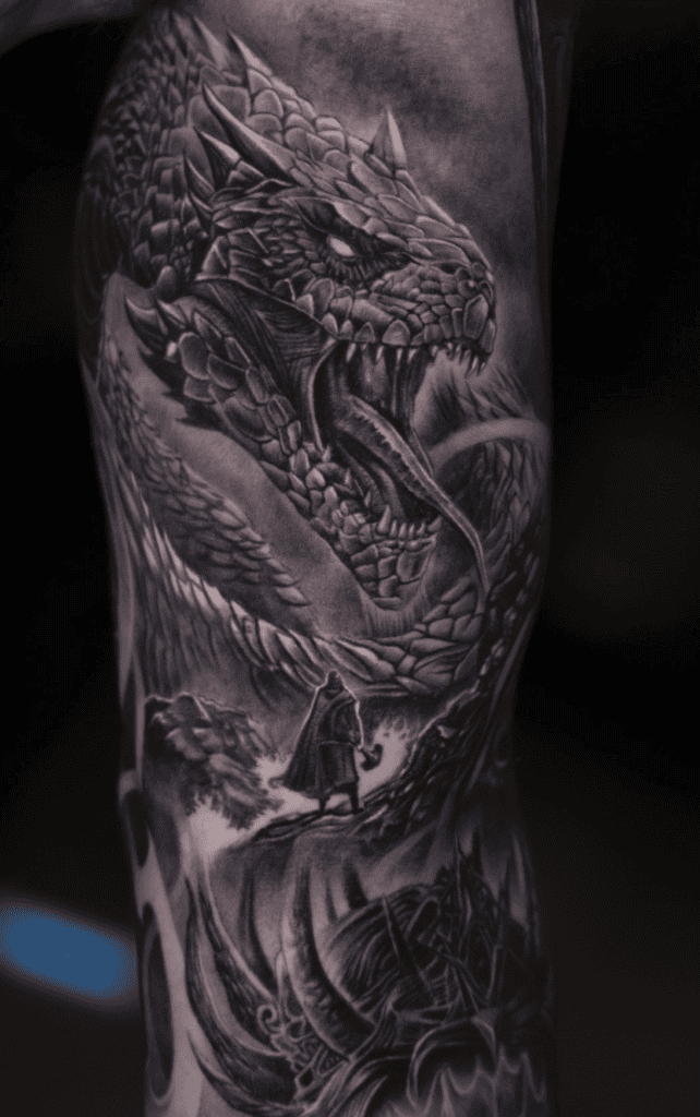 Jörmungandr Norse Mythology Tattoo