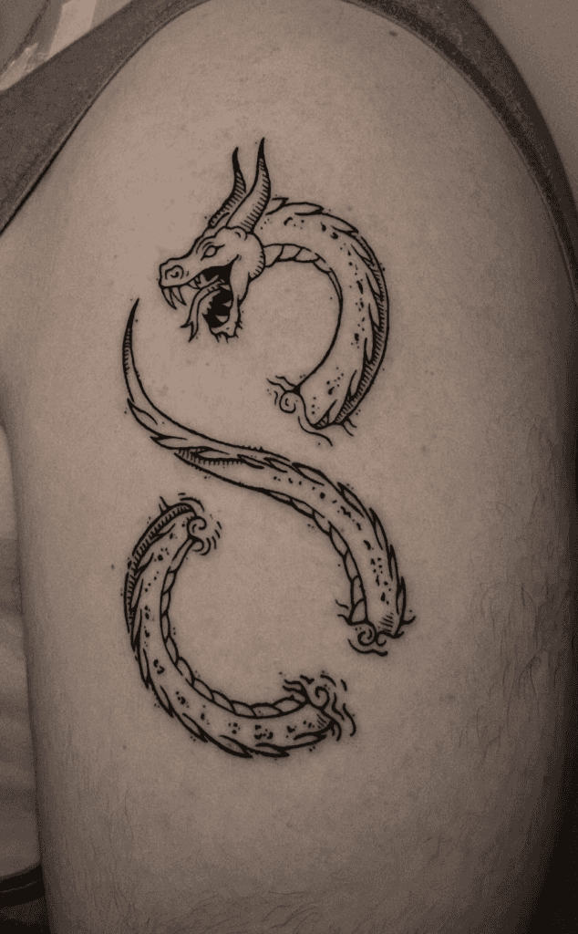 Jörmungandr Serpent Norse Mythology Tattoo