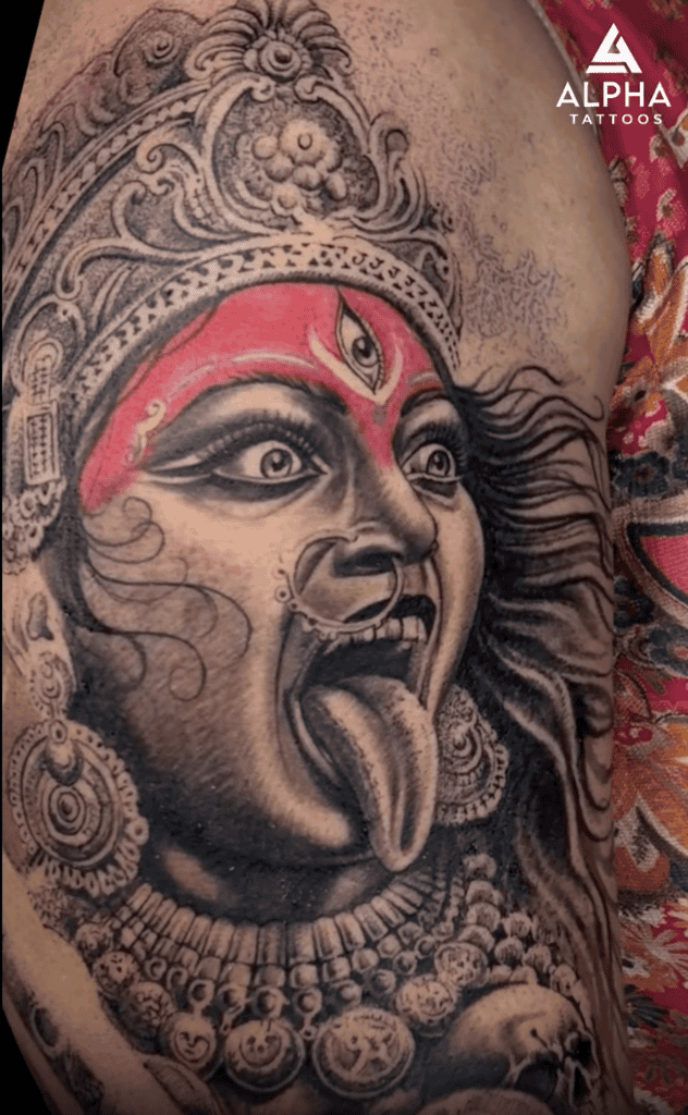 Kali Eye Hindu Mythology Tattoo