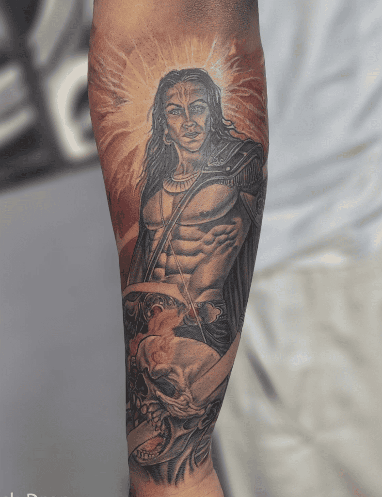 Kalki Hindu Mythology Tattoo