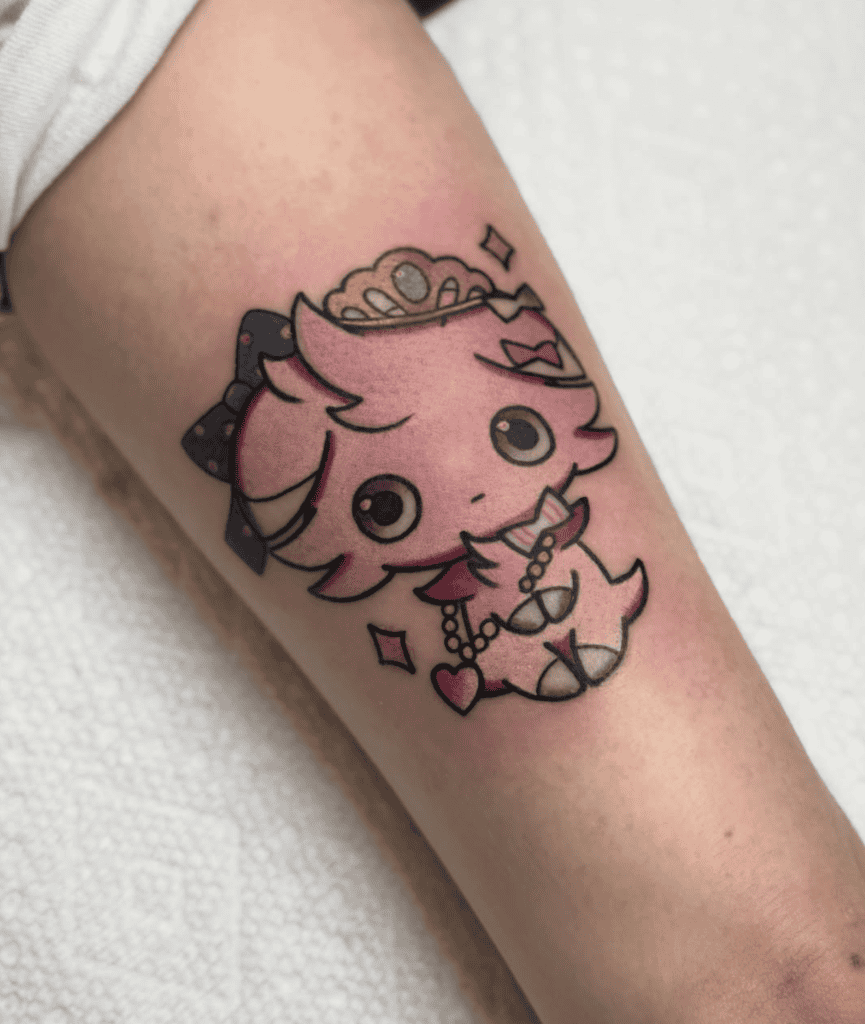 Kalos Espurr Pokémon Tattoo