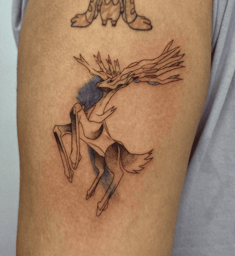 Kalos xerneus Pokémon Tattoo