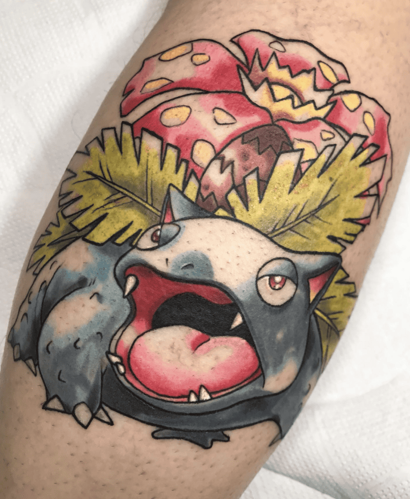 Kanto Venasaur Pokémon Tattoo