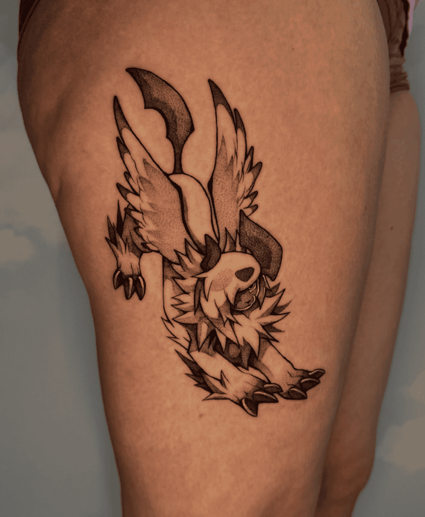 Mega Absol Pokémon Tattoo