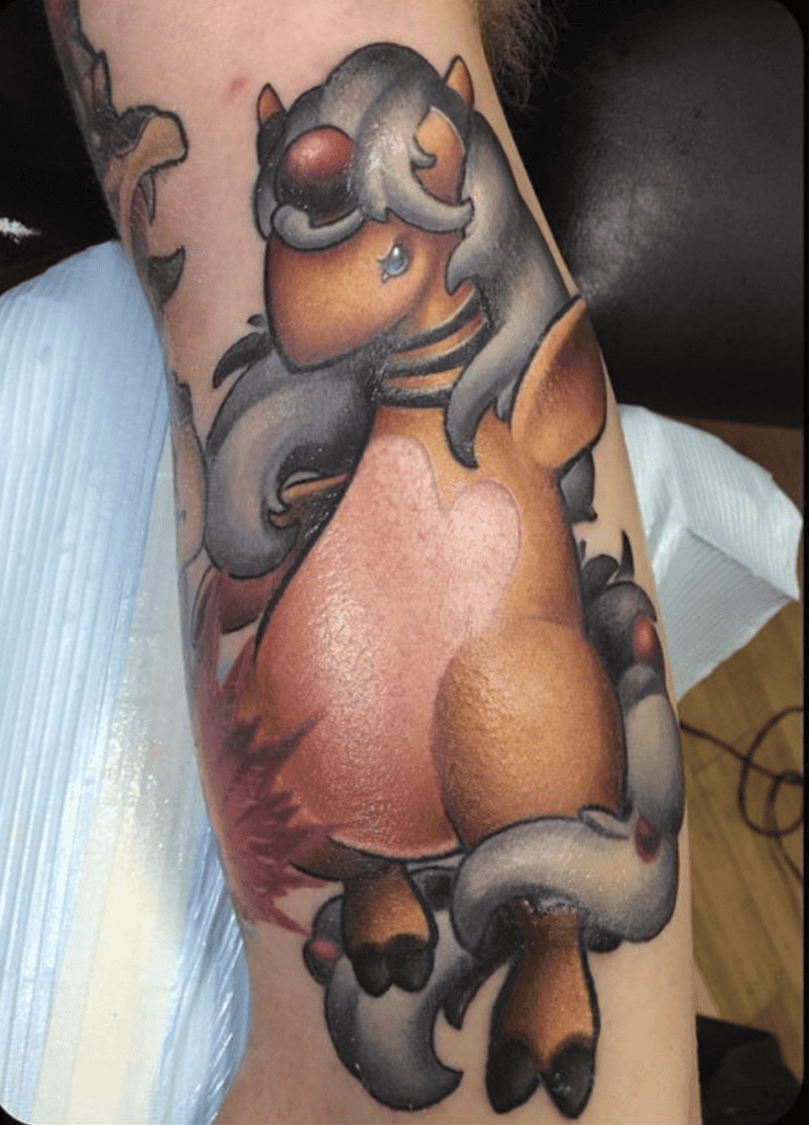 Mega Ampharos Mega Pokémon Tattoo
