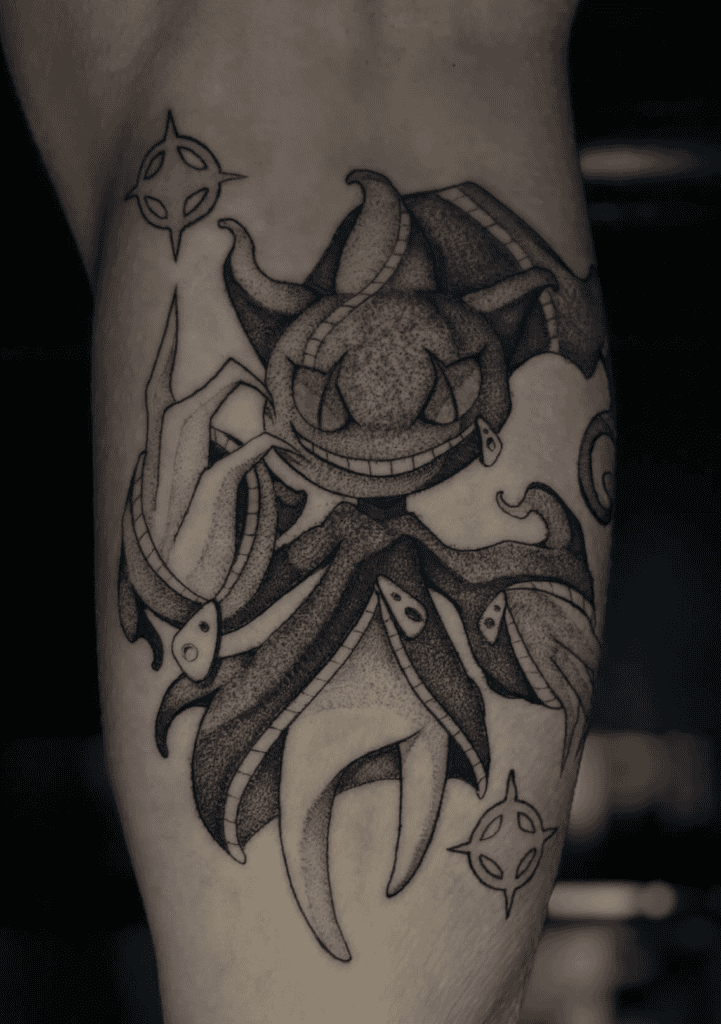 Mega Banette Dark Mega Pokémon Tattoo