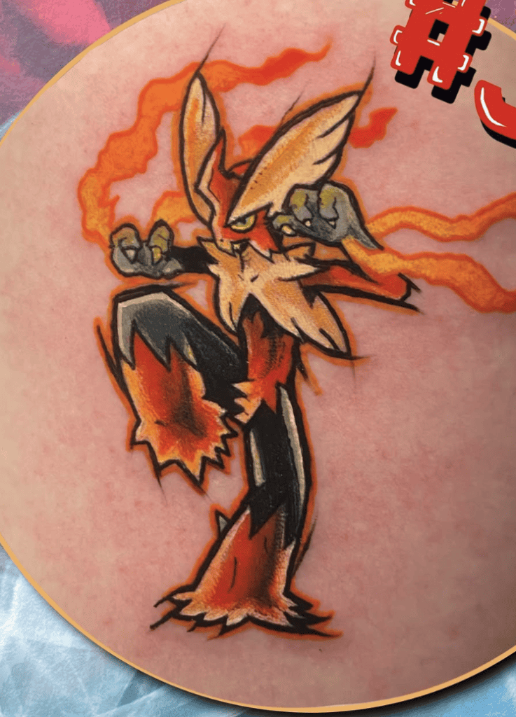 Mega Blaziken Mega Pokémon Tattoo
