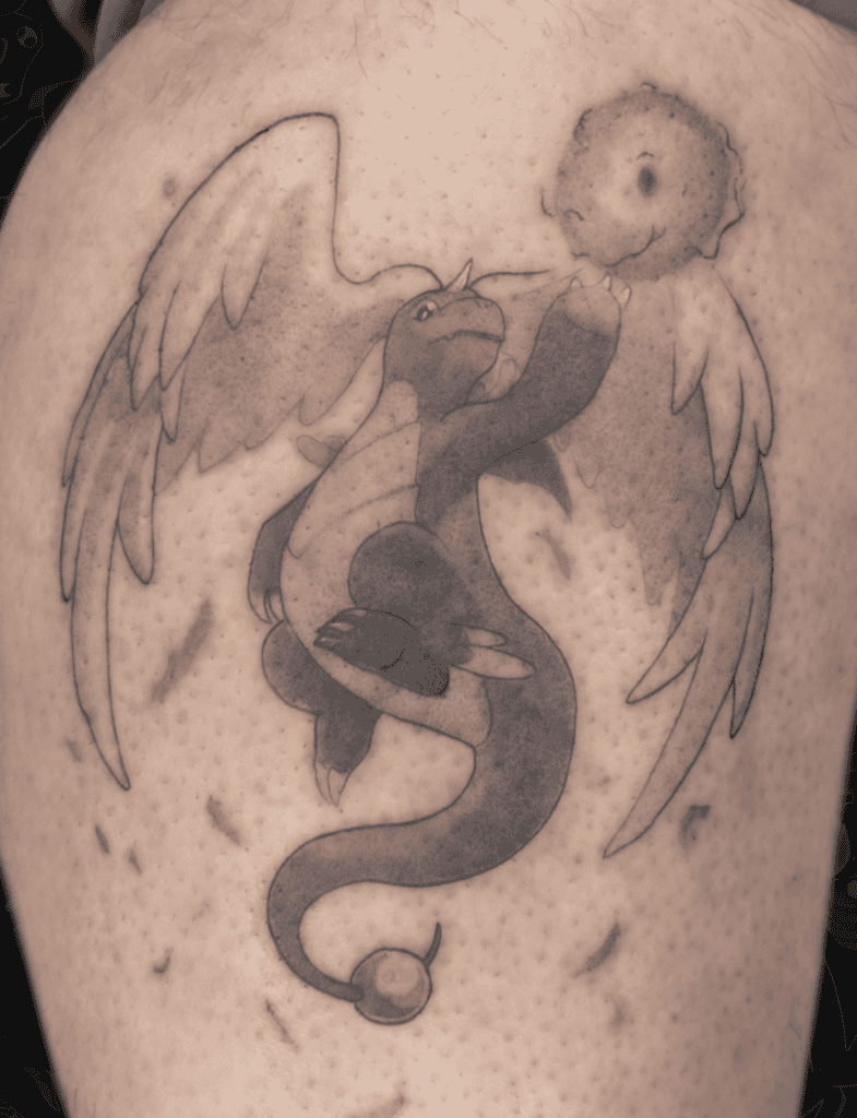 Mega Dragonite power Mega Pokémon Tattoo