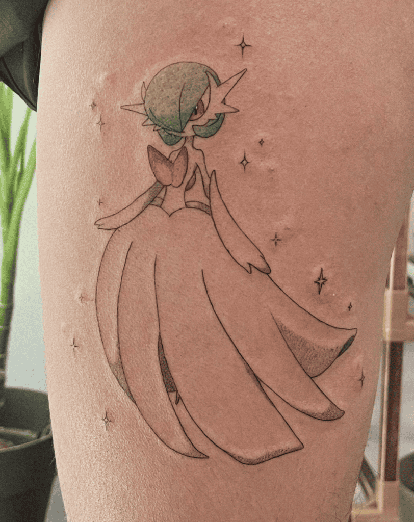 Mega Gardevoir Simple Mega Pokémon Tattoo