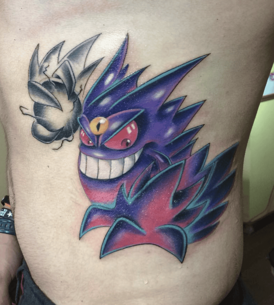 Mega Gengar Power Mega Pokémon Tattoo