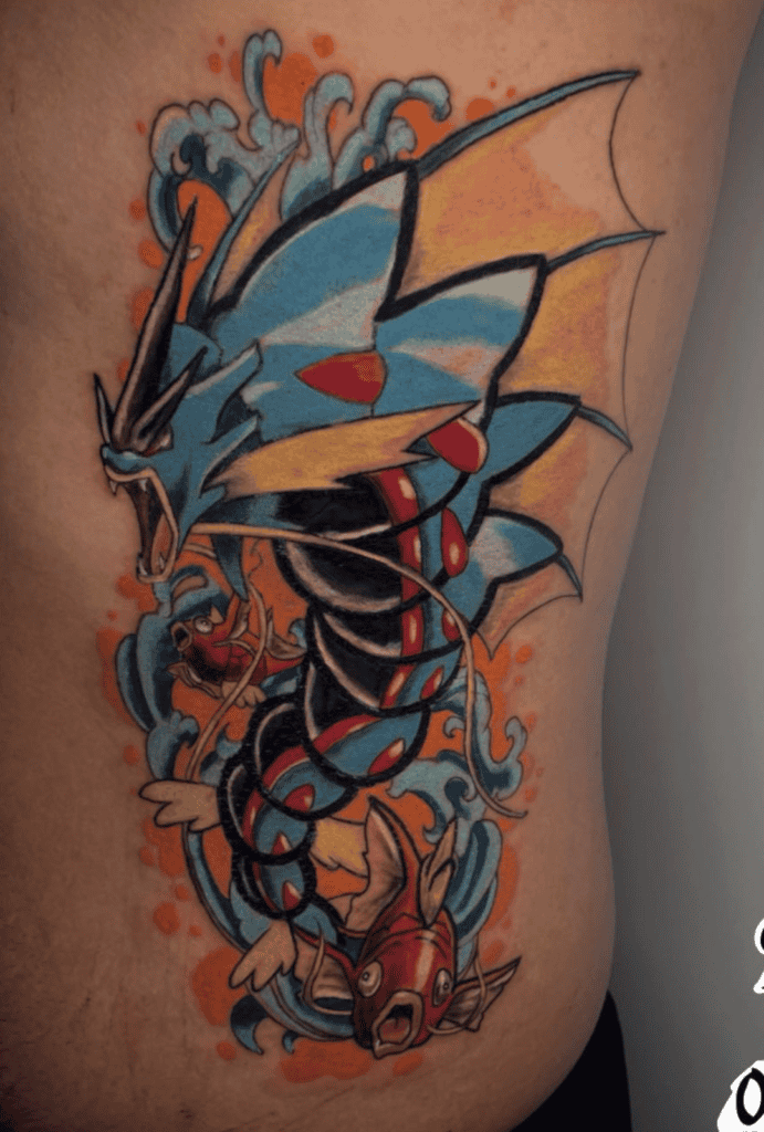 Mega Gyarados Magikarp Mega Pokémon Tattoo