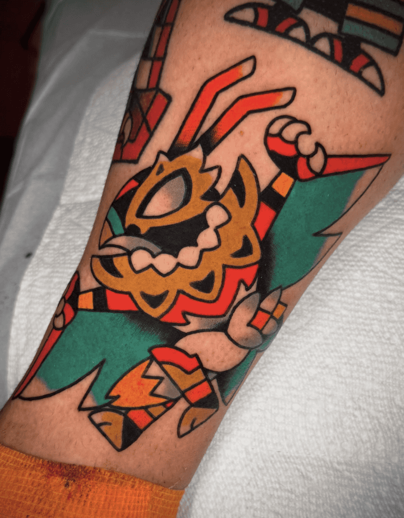 Mega Hawlucha Mega Pokémon Tattoo