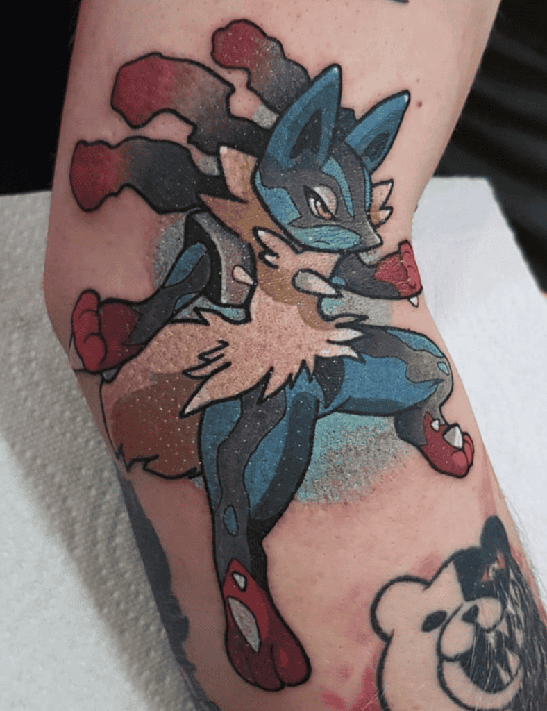 Mega Lucario Mega Pokémon Tattoo