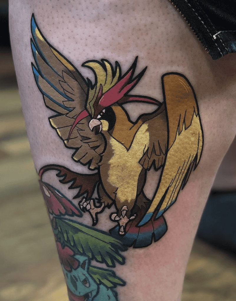 Mega Pidgeot Fly Mega Pokémon Tattoo