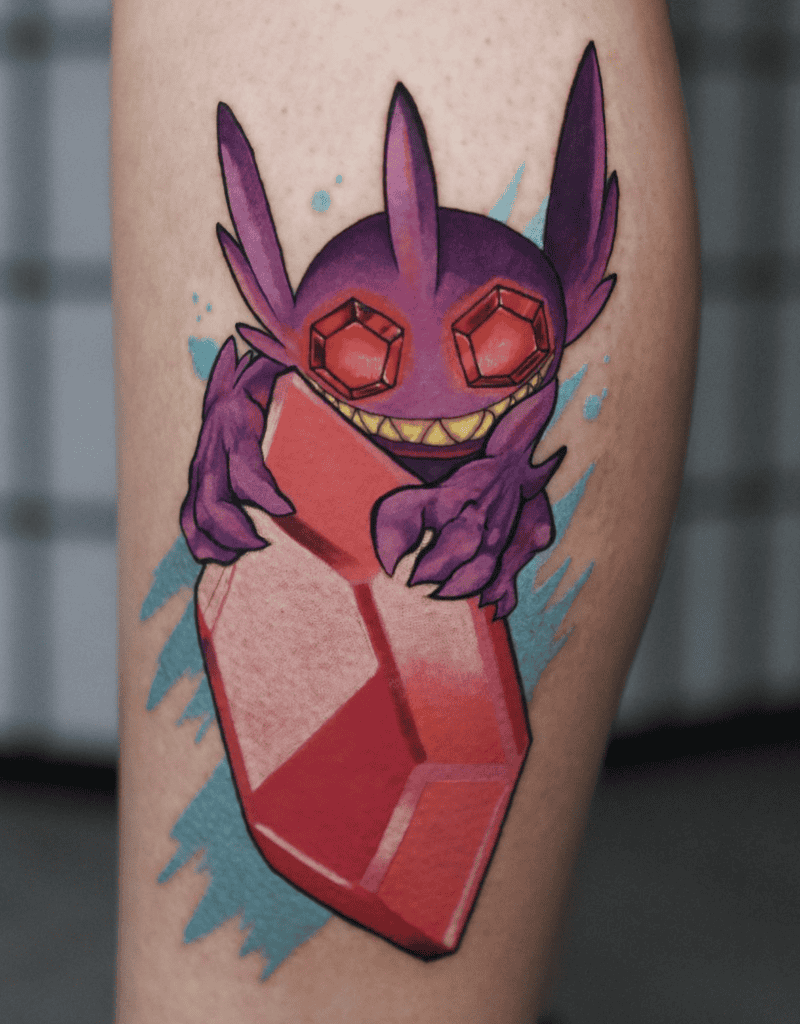 Mega Sableye Gem Mega Pokémon Tattoo