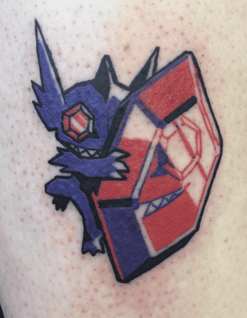 Mega Sableye Mega Pokémon Tattoo