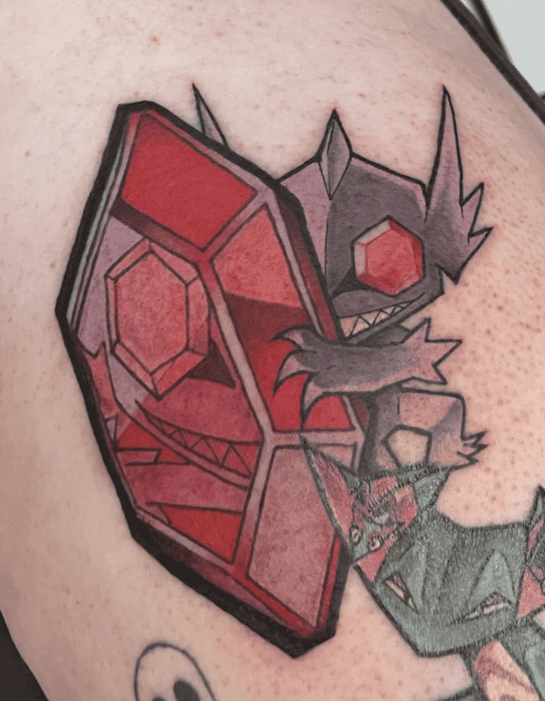 Mega Sableye Reflection Mega Pokémon Tattoo