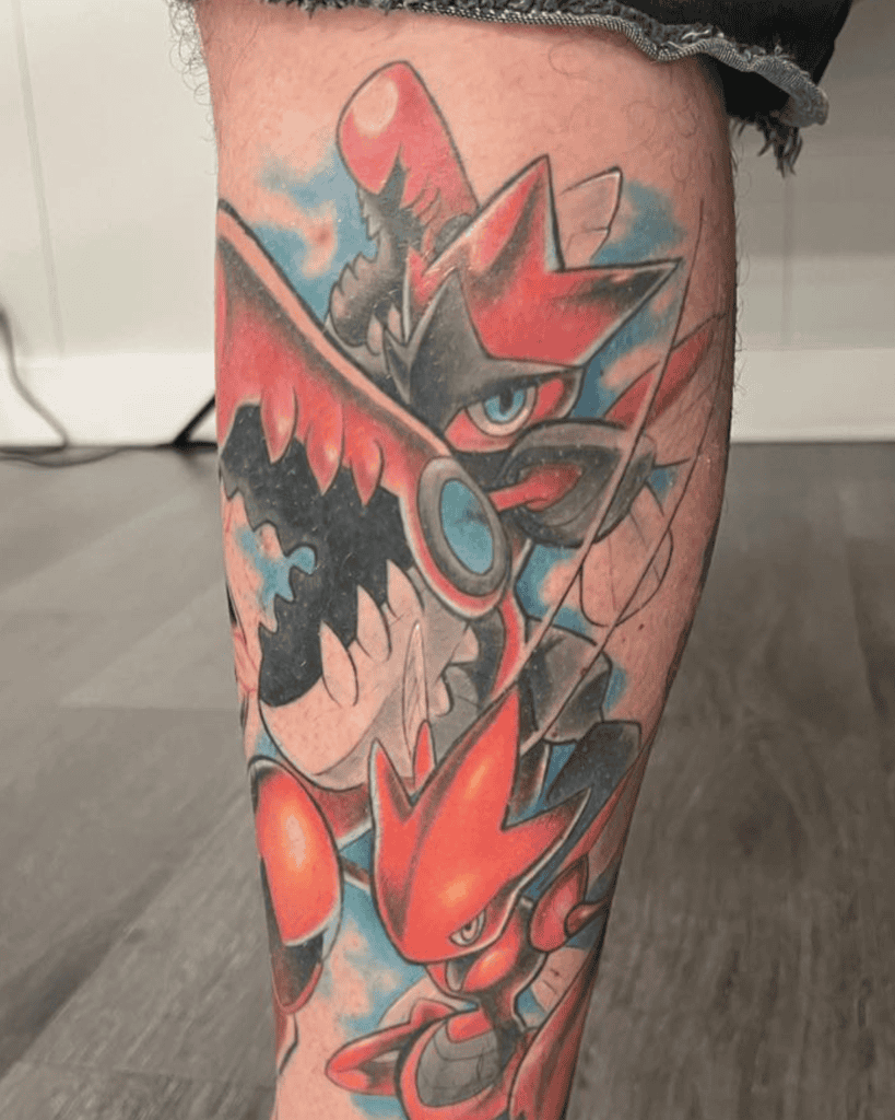 Mega Scizor Mega Pokémon Tattoo