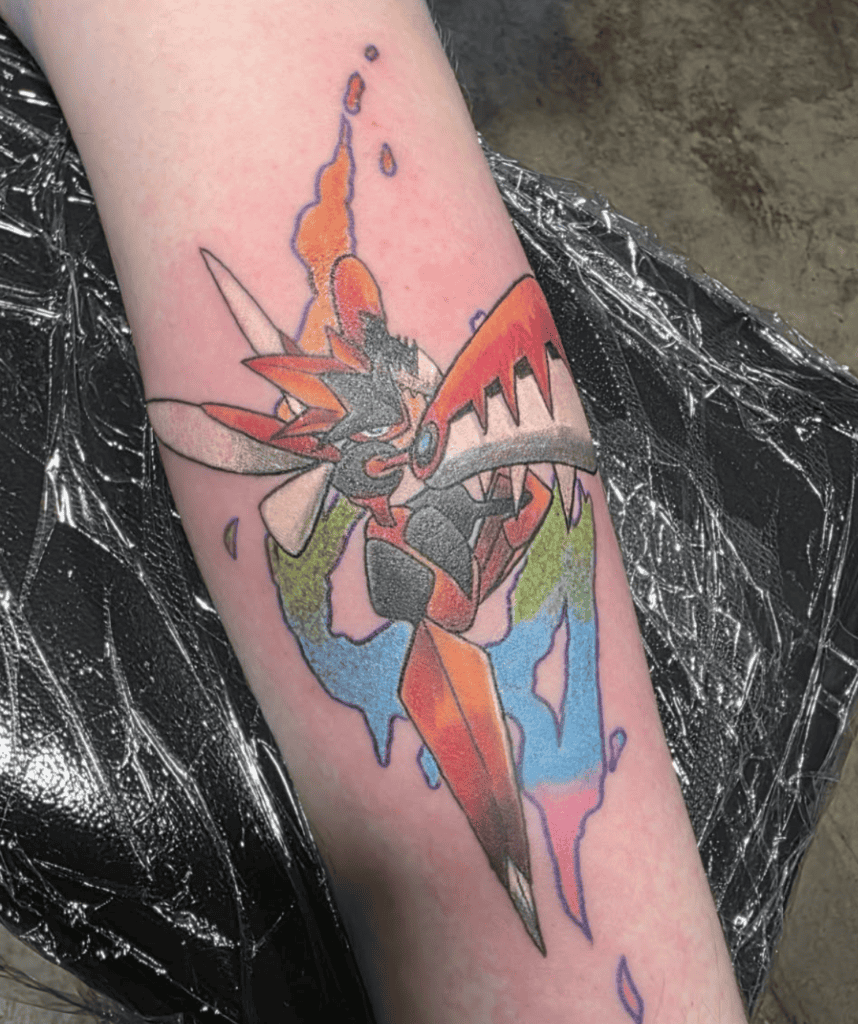 Mega Scizor Symbol Mega Pokémon Tattoo