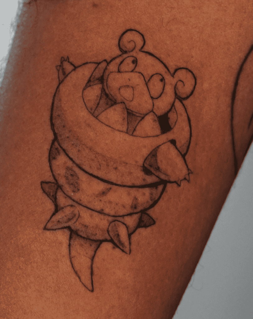 Mega Slowbro Alt Mega Pokémon Tattoo