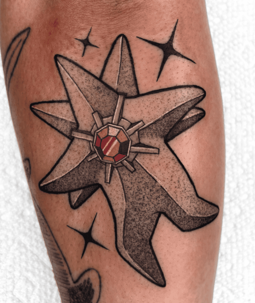 Mega Starmie Pokémon Tattoo