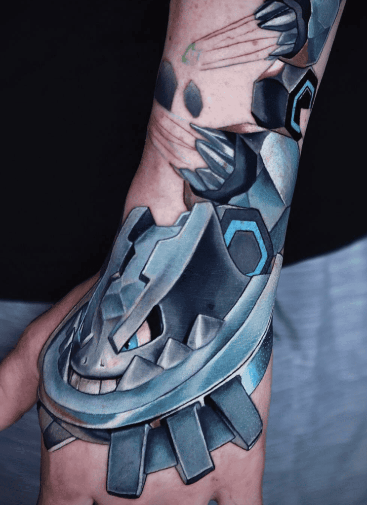 Mega Steelix Mega Pokémon Tattoo