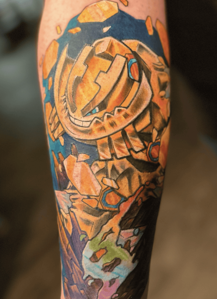 Mega Steelix Shiny Mega Pokémon Tattoo