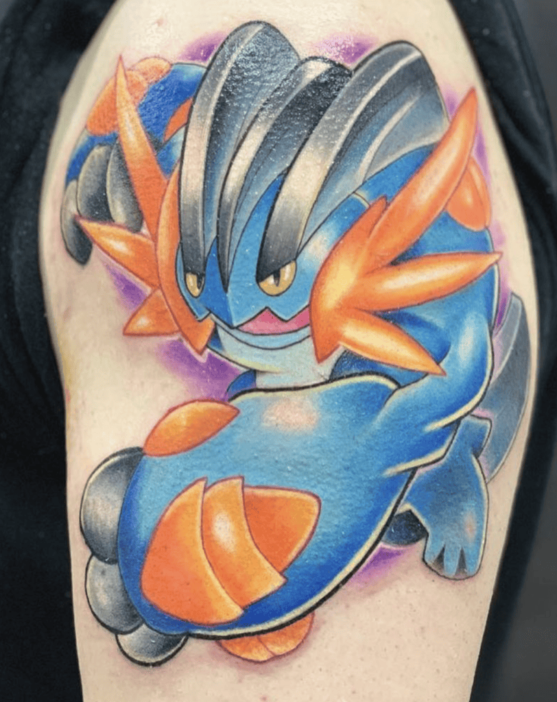 Mega Swampert Mega Pokémon Tattoo