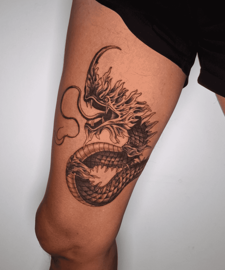 Naga Hindu Mythology Tattoo