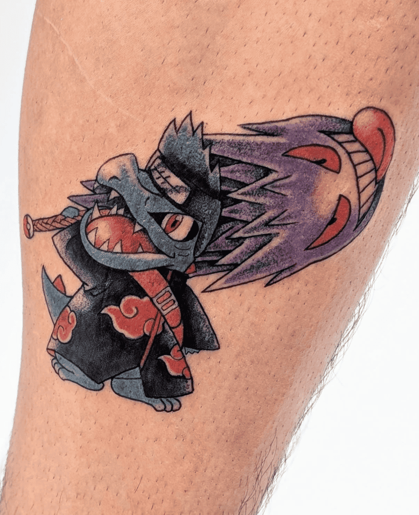 Naruto X Pokémon Tattoo